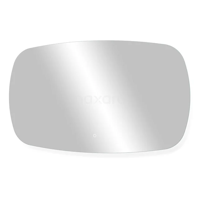 Badezimmerspiegel mit Beleuchtung Norvolo, 120x70 cm M18-1200-43080 Rechteckiger Badezimmerspiegel mit abgerundeten Ecken, rahmenloses Design, aus hochwertigem Glas für einen modernen Look.