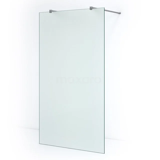 Glas Duschwand mit minimalistischem Design und mattem Metallbefestigung, ideal für ein modernes Badezimmer.