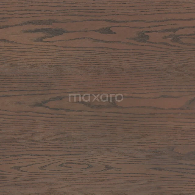 Colour sample 30x30 cm Cocoa oak (Modulo Plus) 90101011420 Donkerbruine houten badelement afwerking, met realistisch houtnerfpatroon, ideaal voor een stijlvolle badkamerinrichting.