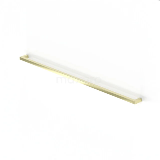 Mano 04 Haltegriff, 640mm, helles Gold, glänzend H04-0640-17 Goldfarbener Handtuchhalter für das Badezimmer, minimalistisches Design, elegant und langlebig mit modernem Finish.