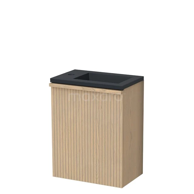 Hölzerner Badezimmer Mülleimer mit Leinenoptik, rechteckiges Design und schwarzem Deckel, stilvoll und langlebig für moderne Bäder.