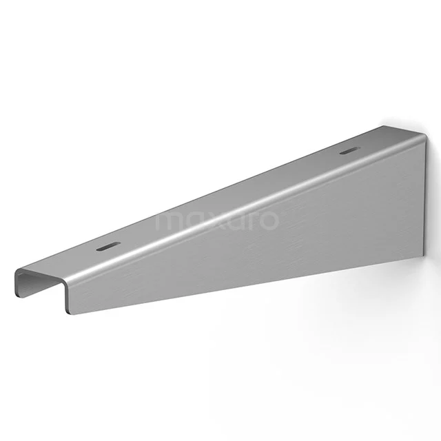 Wandhalter L-förmig aus mattem Edelstahl für Badezimmerzubehör, elegantes Design für moderne Bäder.