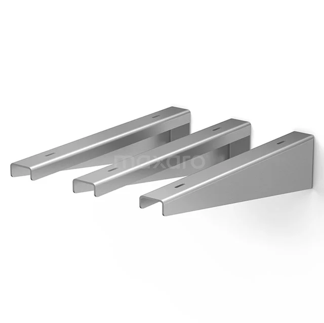 Wandgriff / Haltegriff BR330-3608 Modernes metallisches Handtuchhaken in Silberfarbe, elegantes Design für Badezimmerzubehör, Set von drei Stück.