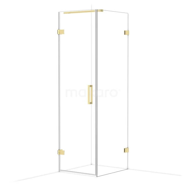 Diamond Douchecabine | 70x60 cm Glanzend lichtgoud Helder glas Draaideur Rechthoek CDA210607120GLG Diamond Douchecabine | 70x60 cm Glanzend lichtgoud Helder glas Draaideur Rechthoek CDA210607120GLG