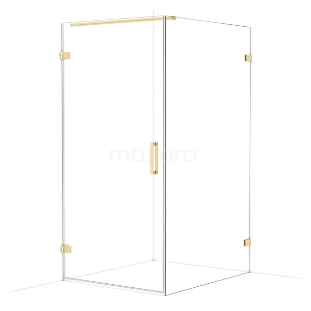 Duschkabine Diamond CDA211012120GLG Glas Duschkabine mit Gold Akzenten, elegantes Design, ideal für ein modernes Badezimmer.