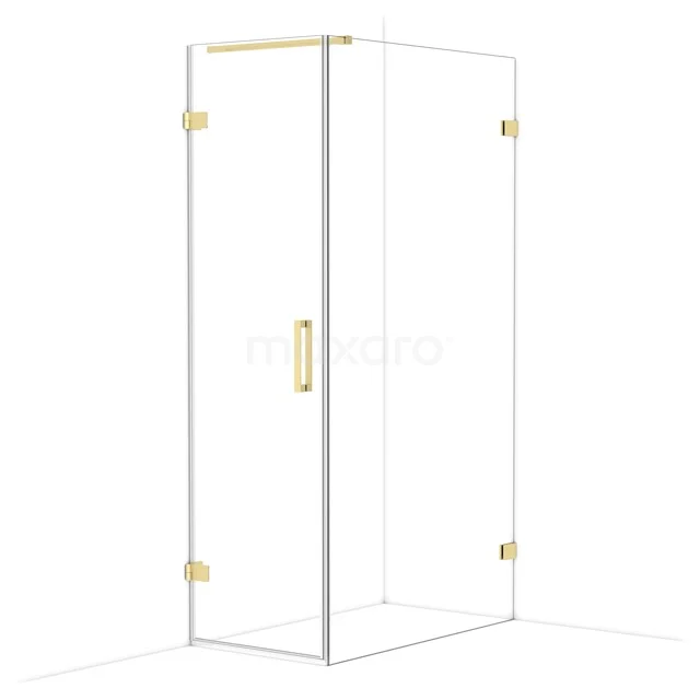 Diamond Douchecabine | 110x60 cm Lichtgoud Helder glas Draaideur Rechthoek CDA220611120LG Diamond Douchecabine | 110x60 cm Lichtgoud Helder glas Draaideur Rechthoek CDA220611120LG