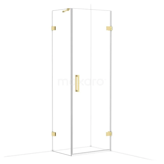 Diamond Douchecabine | 70x50 cm Glanzend lichtgoud Helder glas Draaideur Rechthoek CDA220705220GLG Diamond Douchecabine | 70x50 cm Glanzend lichtgoud Helder glas Draaideur Rechthoek CDA220705220GLG