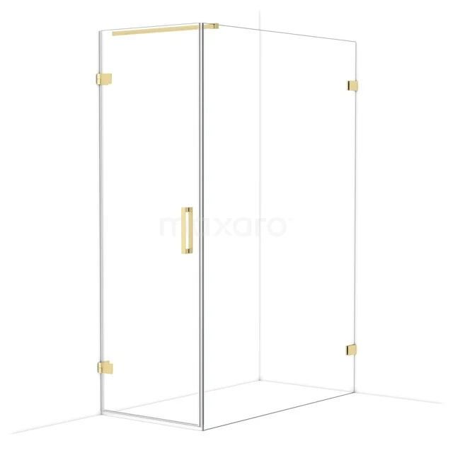 Diamond Douchecabine | 140x70 cm Lichtgoud Helder glas Draaideur Rechthoek CDA220714120LG Diamond Douchecabine | 140x70 cm Lichtgoud Helder glas Draaideur Rechthoek CDA220714120LG