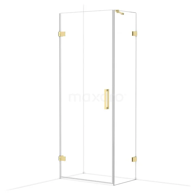 Diamond Douchecabine | 80x50 cm Lichtgoud Helder glas Draaideur Rechthoek CDA220805220LG Diamond Douchecabine | 80x50 cm Lichtgoud Helder glas Draaideur Rechthoek CDA220805220LG