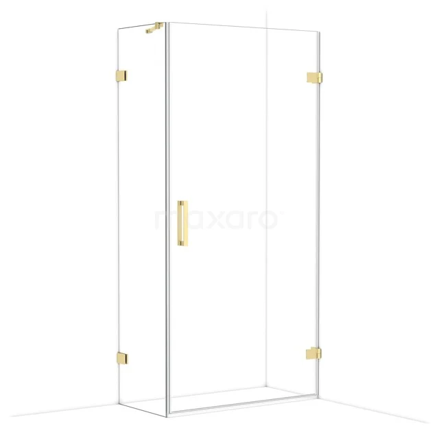 Diamond Douchecabine | 100x50 cm Lichtgoud Helder glas Draaideur Rechthoek CDA221005220LG Diamond Douchecabine | 100x50 cm Lichtgoud Helder glas Draaideur Rechthoek CDA221005220LG