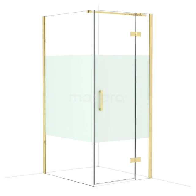 Duschkabine Diamond CDB223611313GLG Glas Duschkabine mit goldfarbenen Akzenten, modernes Design, perfekt für ein stilvolles Badezimmer.