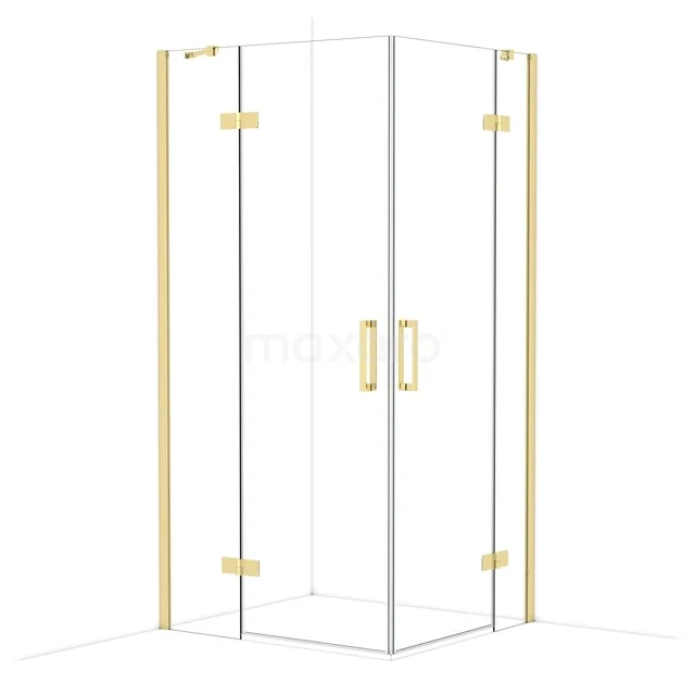 Diamond Douchecabine | 100x90 cm Glanzend lichtgoud Helder glas Draaideur Rechthoek CDD4636410GLG Diamond Douchecabine | 100x90 cm Glanzend lichtgoud Helder glas Draaideur Rechthoek CDD4636410GLG