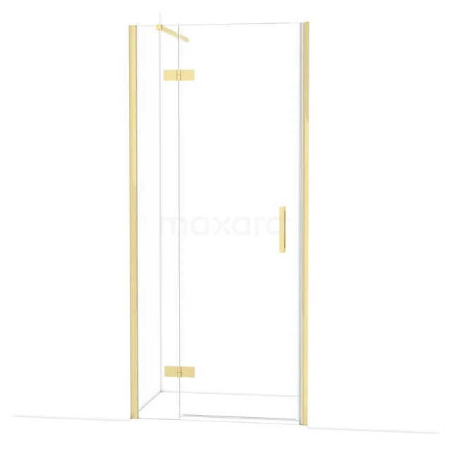 Diamond Douchedeur | 90 cm Glanzend lichtgoud Helder glas Draaideur DDB21362110GLG Diamond Douchedeur | 90 cm Glanzend lichtgoud Helder glas Draaideur DDB21362110GLG