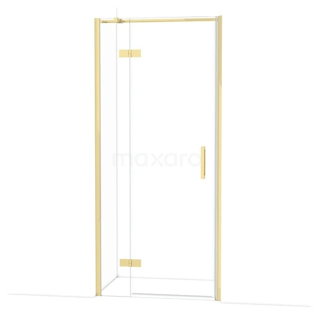 Diamond Douchedeur | 90 cm Glanzend lichtgoud Helder glas Draaideur DDB21362310GLG Diamond Douchedeur | 90 cm Glanzend lichtgoud Helder glas Draaideur DDB21362310GLG