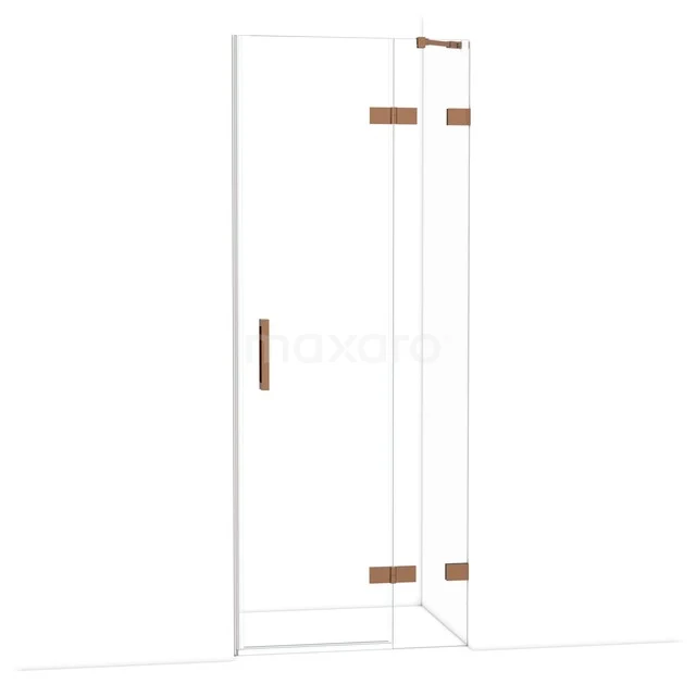 Diamant-Duschtüren DDB22351220GKP Duschtür mit Scharnieren, transparentem Glas, rostfreien Akzenten und modernem Design, ideal für jedes Badezimmer.
