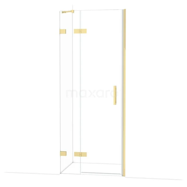 Diamond Douchedeur | 80 cm Glanzend lichtgoud Helder glas Draaideur DDB22352220GLG Diamond Douchedeur | 80 cm Glanzend lichtgoud Helder glas Draaideur DDB22352220GLG