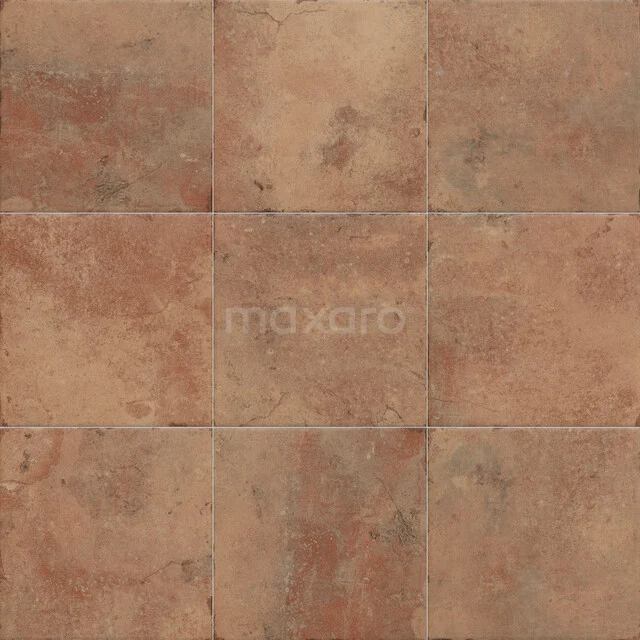 Braune keramische Badezimmerfliese mit rustikalem Aussehen, quadratischem Design und natürlichen Erdtönen, perfekt für warme Badezimmerstile.