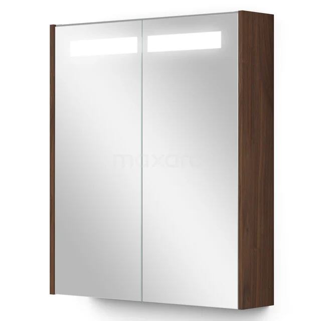 Spiegelkast Met Verlichting Modulo 60x70 Walnoot K99-0600-59008-45 Spiegelkast Met Verlichting Modulo 60x70 Walnoot K99-0600-59008-45