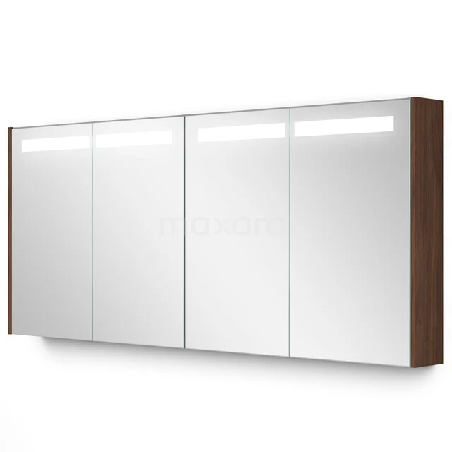 Spiegelkast Met Verlichting Modulo 157,6x70 Walnoot K99-1600-59008-45