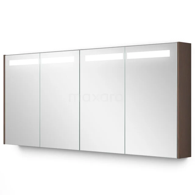 Spiegelkast Met Verlichting Modulo 157,6x70 Cacao eik K99-1600-59008-62
