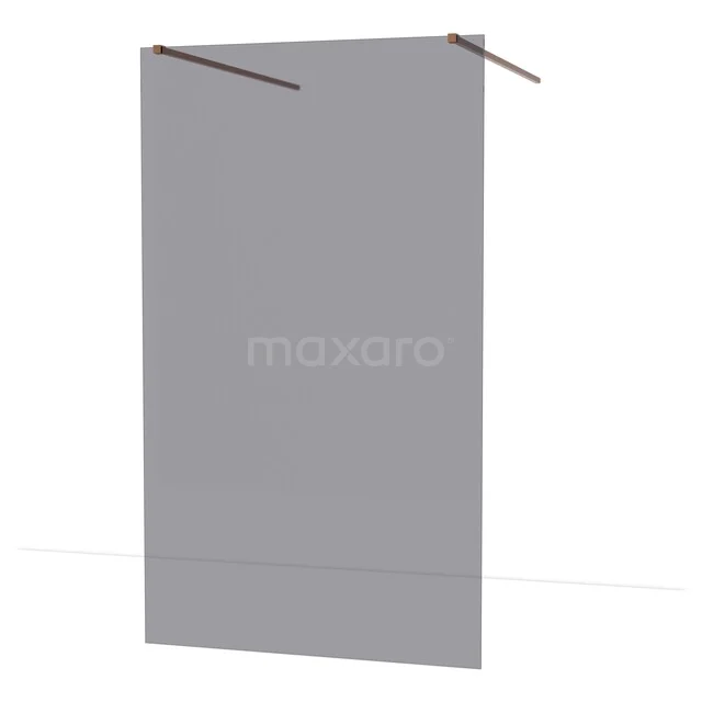 Glasene Duschwand mit klarem Design, transparent und minimalistisch, perfekt für ein modernes Badezimmer.