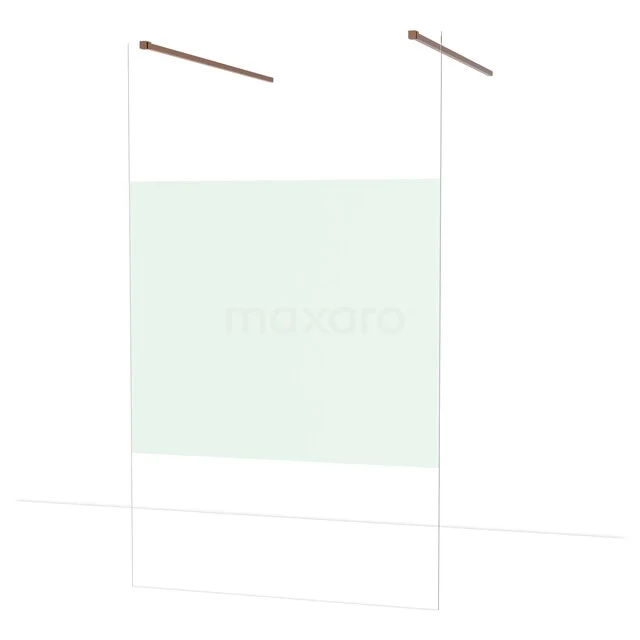 Diamant Begehbare Dusche IDF1283GKP Matt Schwarz begehbare Duschwand mit Klarglas und minimalistischem Design, ideal für einen modernen Badezimmerstil.