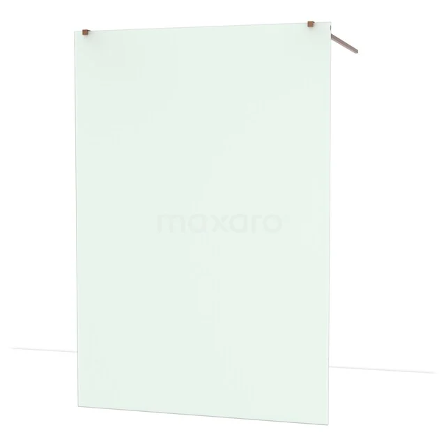 Diamond Inloopdouche | 140 cm Glanzend koper Matglas Vrijstaande wand IDF1487GKP