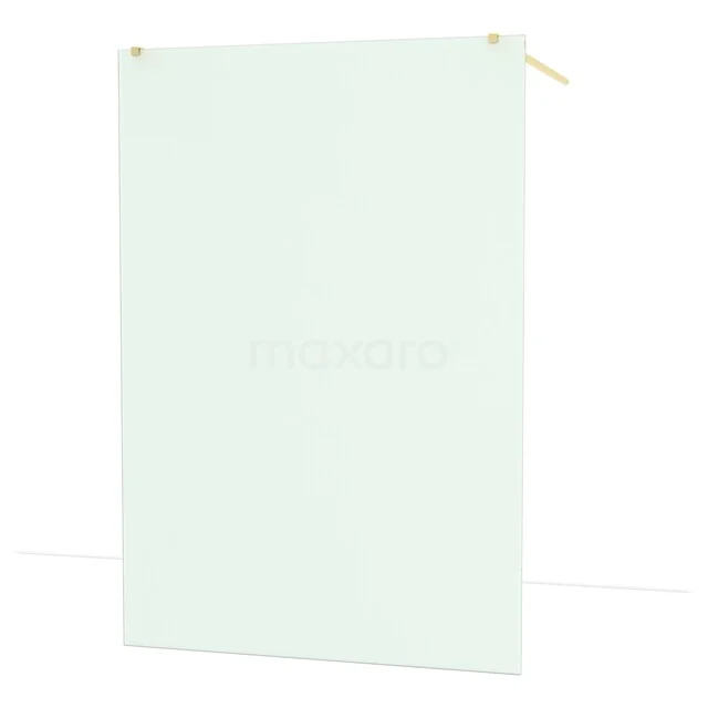Diamond Inloopdouche | 140 cm Glanzend lichtgoud Matglas Vrijstaande wand IDF1487GLG