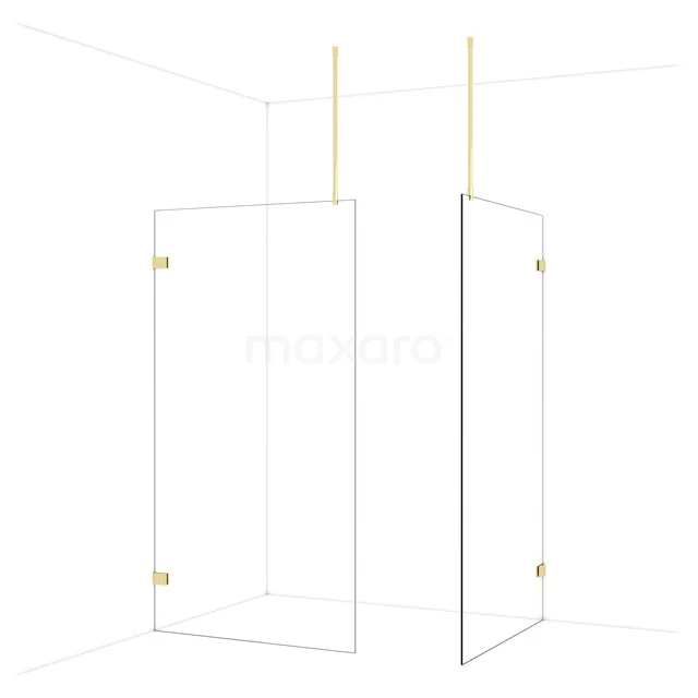 Begehbare Duschen IDB1111920GLG Transparente Duschwand aus Glas mit einem minimalistischen Design, ideal für einen modernen Badezimmerstil.