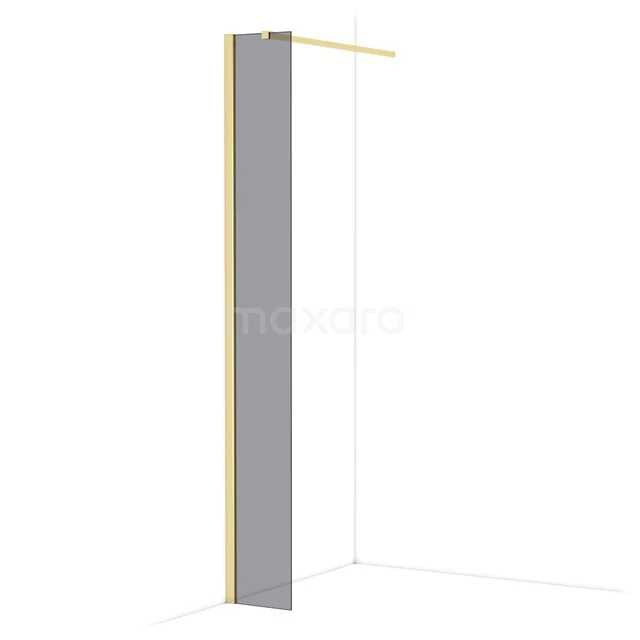Diamond Inloopdouche | 30 cm Glanzend lichtgoud Rookglas Vaste wand IDA03111GLG Diamond Inloopdouche | 30 cm Glanzend lichtgoud Rookglas Vaste wand IDA03111GLG
