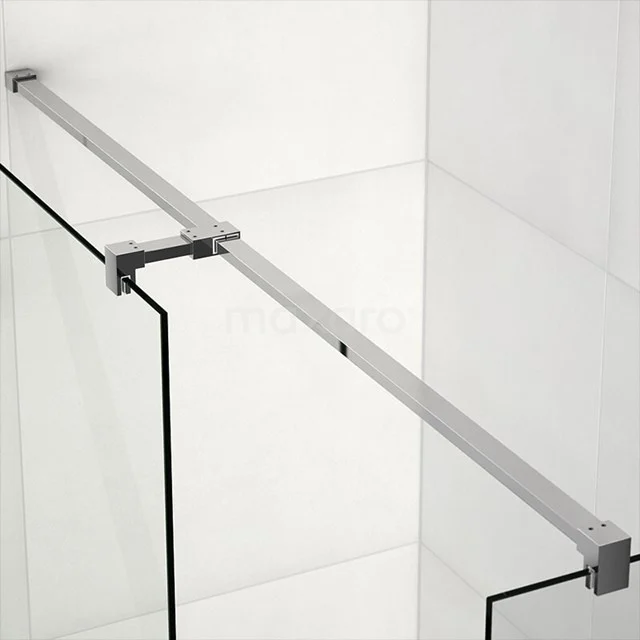 Duschwand Stabilisationsstange aus rostfreiem Stahl, modernes Design, geeignet für Glaswände in jedem Badezimmer.