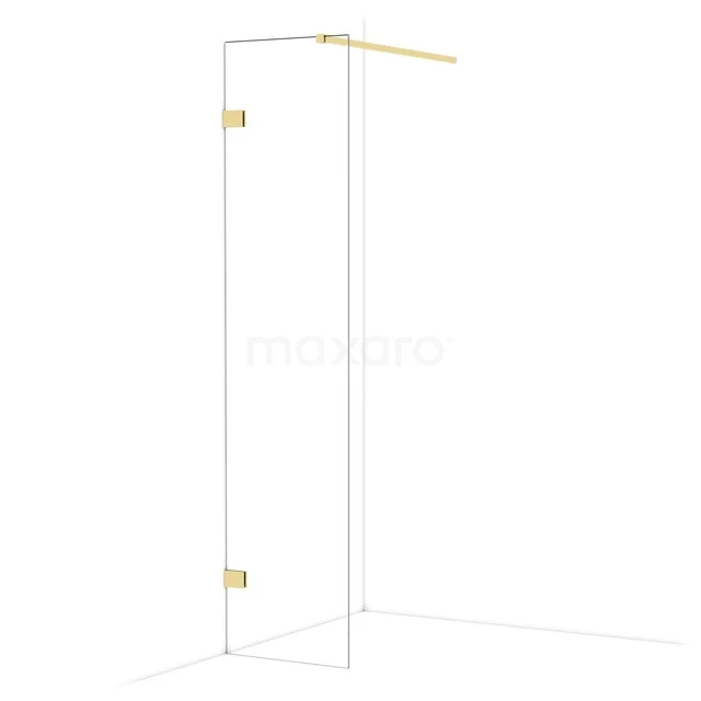 Diamond Inloopdouche | 50 cm Glanzend lichtgoud Helder glas Vaste wand IDA05120GLG Diamond Inloopdouche | 50 cm Glanzend lichtgoud Helder glas Vaste wand IDA05120GLG