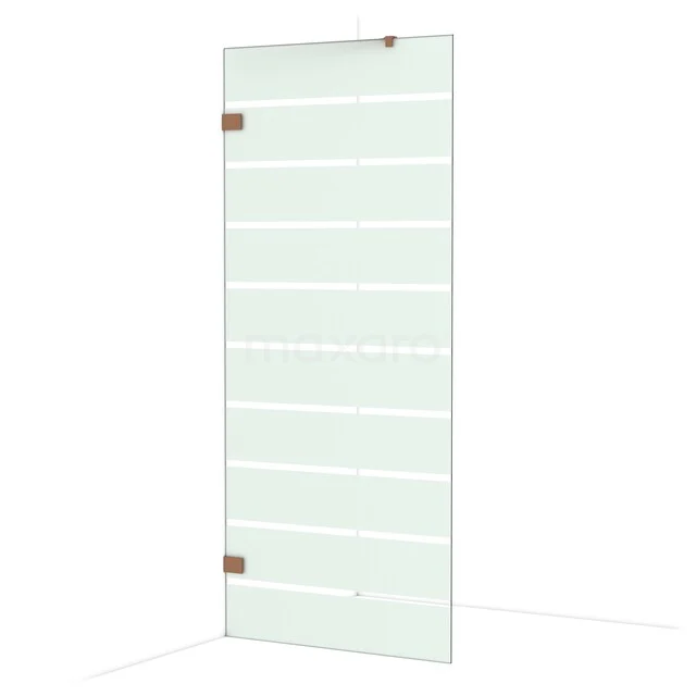 GlasduschTür mit matt weißen Linien, minimalistisches Design und rostfreien Scharnieren für einen modernen Badezimmerstil.