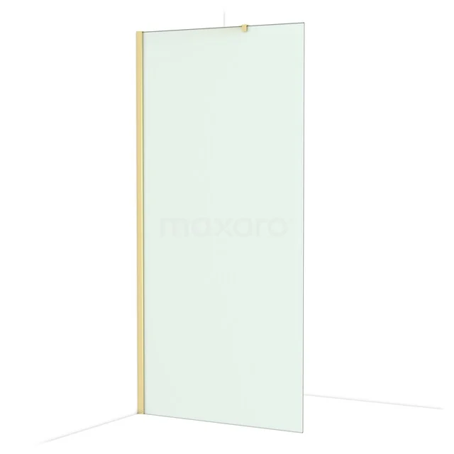 Diamond Inloopdouche | 100 cm Glanzend lichtgoud Matglas Vaste wand IDA10217GLG Diamond Inloopdouche | 100 cm Glanzend lichtgoud Matglas Vaste wand IDA10217GLG