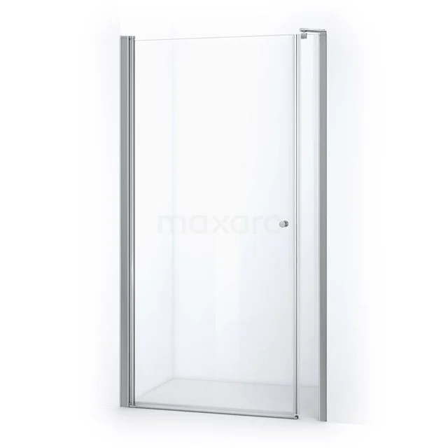 Glasene Duschtür mit Aluminiumrahmung, modernes Design, geeignet für moderne Bäder.