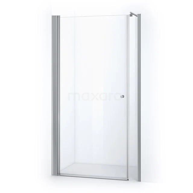 Duschwand Zircon Comfort 120cm aus klarem Sicherheitsglas Chrom DW-0210113 Duschtür Klarglas mit silbernen Profilen, Drehtürdesign, ideal für einen klaren und modernen Badezimmerstil.