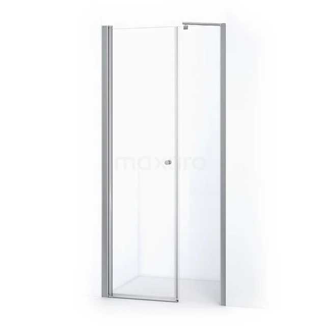 Zircon Comfort Duschtür | 95 cm Chrom Klarglas Drehtür DW-0406011 Glasene Duschtür mit Aluminiumrahmen in Silberfarbe, modernes Design, ideal für jedes Badezimmer.