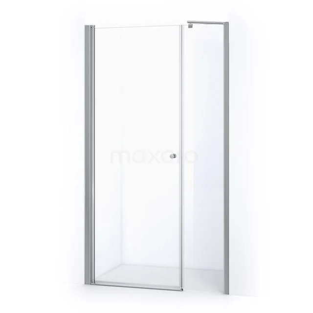 Zircon Comfort Shower door | 135 cm Chrome Clear glass Pivot door DW-0509011