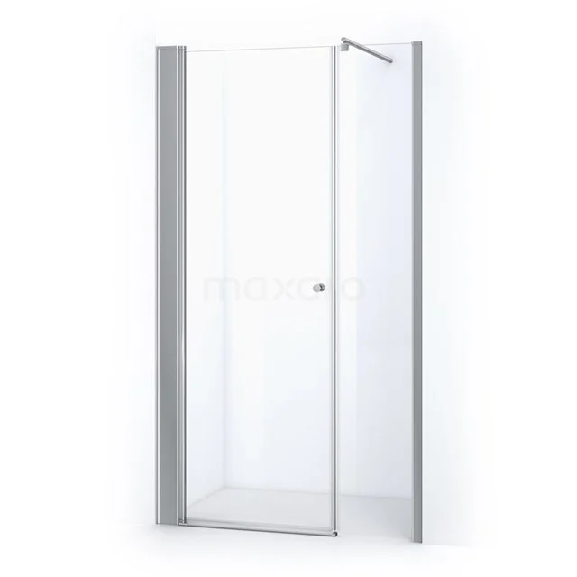 Duschwand Zircon Comfort 130cm aus klarem Sicherheitsglas Chrom DW-0508213 Glasene Duschtür mit Aluminiumrahmen, Drehtürdesign, ideal für eine moderne Badezimmergestaltung.