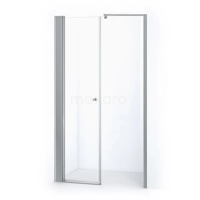 Zircon Comfort Shower door | 140 cm Chrome Clear glass Pivot door DW-0707211