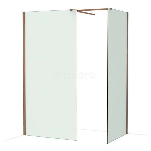 Duschwand mit Klarglas, Matt Schwarz Profilen und Eckaufstellung; modernes Badezimmeraccessoire für eine stilvolle Ausstrahlung.