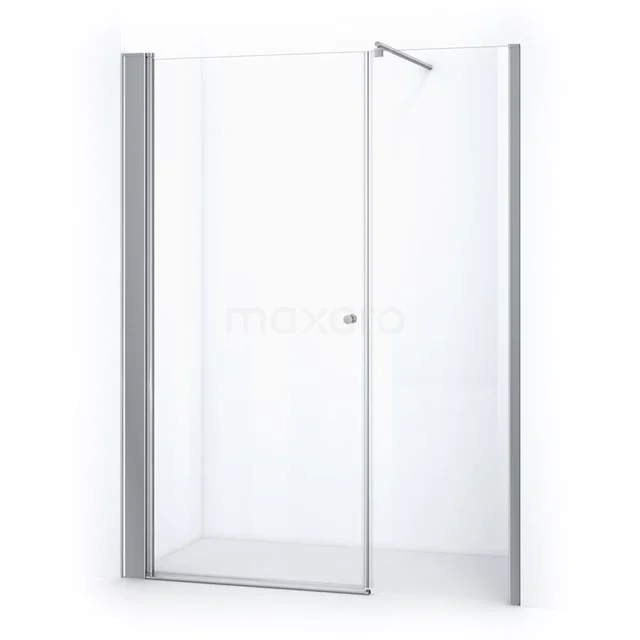 Zircon Comfort Shower door | 150 cm Chrome Clear glass Pivot door DW-0510213