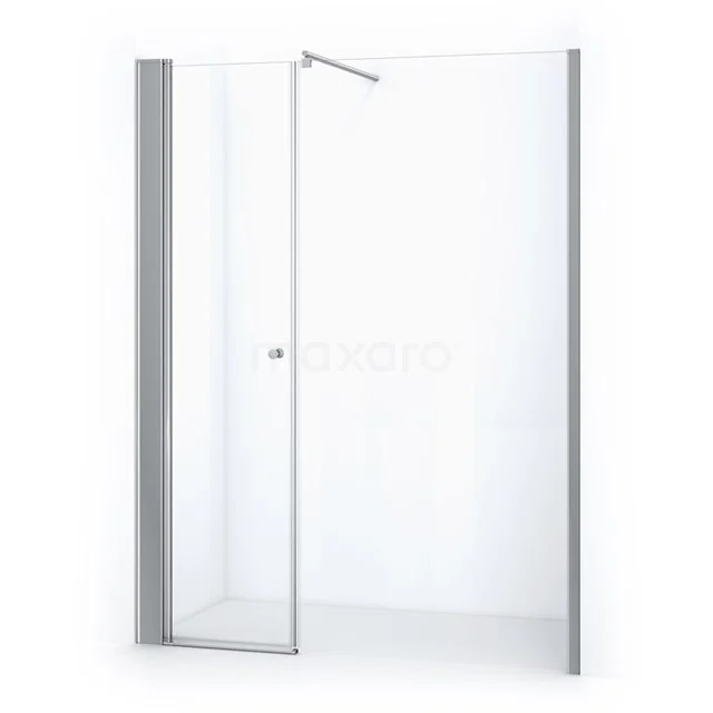 Zircon Comfort Shower door | 180 cm Chrome Clear glass Pivot door DW-1107213