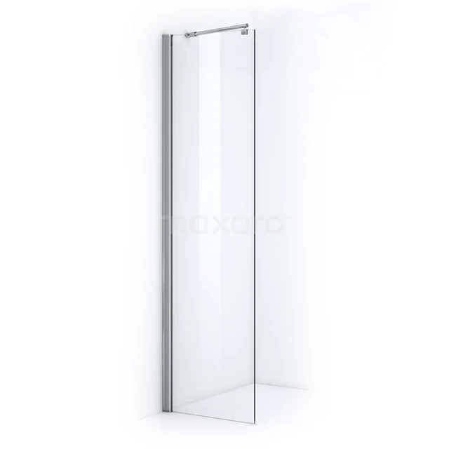 Zircon Comfort Walk-in shower | 50 cm Chrome Clear glass Fixed wall GW-05011