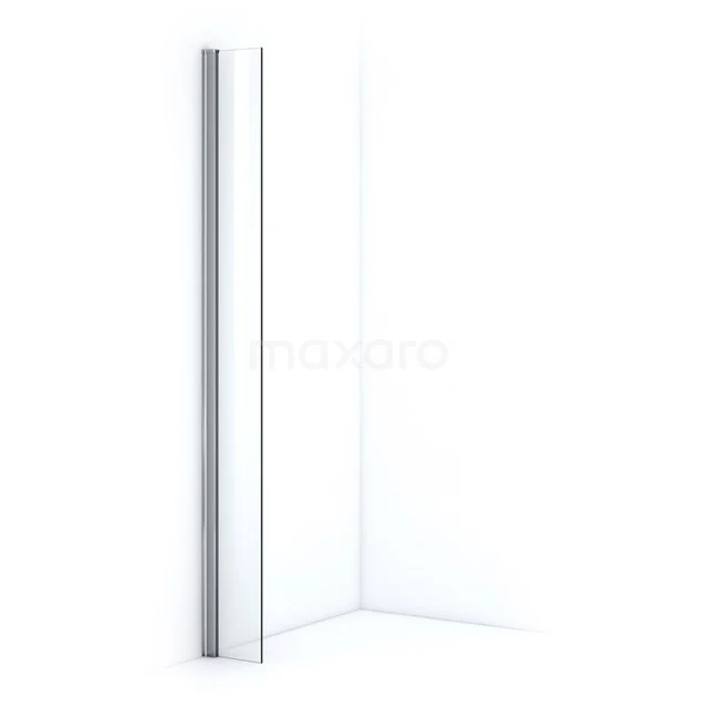 Zircon Comfort Walk-in shower | 20 cm Chrome Clear glass Fixed wall L0500-02FGC