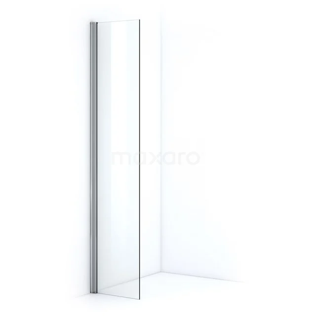 Glas Duschwand mit minimalistischem Design und Aluminium Profil, ideal für eine moderne Badezimmer Einrichtung.