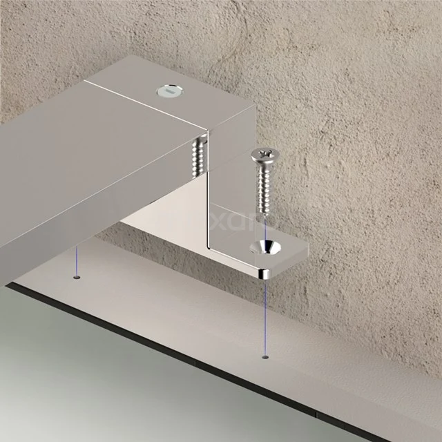 CASAL - Spiegel en schilderij LED-verlichting - Zwart - Aluminium - Beliani
