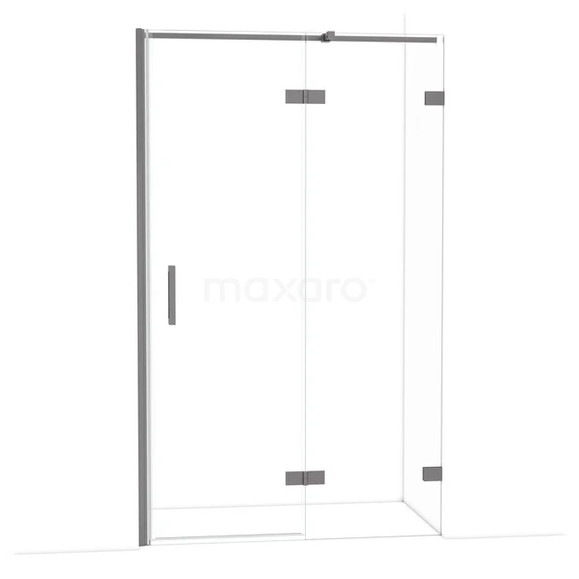 Diamant-Duschtüren DDB22662320ZM Duschkabine mit Schiebetür aus Klarglas und Aluminiumprofil, ideal für eine moderne Badezimmer Einrichtung.