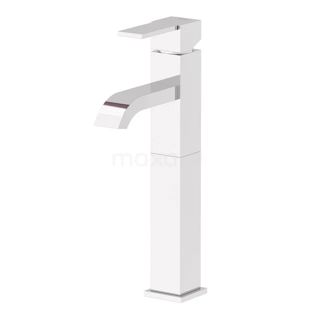 Cubic Hoge Wastafelkraan Opbouw | Chroom | Eéngreeps mengkraan 23.003.531