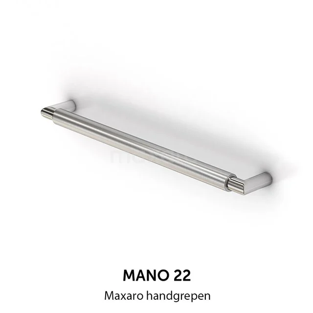 Edelstahl Badgriff Maxaro Mano 22, modernes Design, ideal für zusätzlichen Griff und Sicherheit im Badezimmer.
